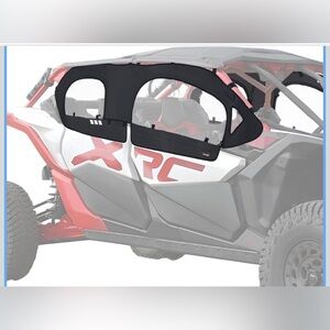 StarknightMT X3 MAX Cab Enclosure Upper Doors, Upgrade Zipper Vent 4-Seat...